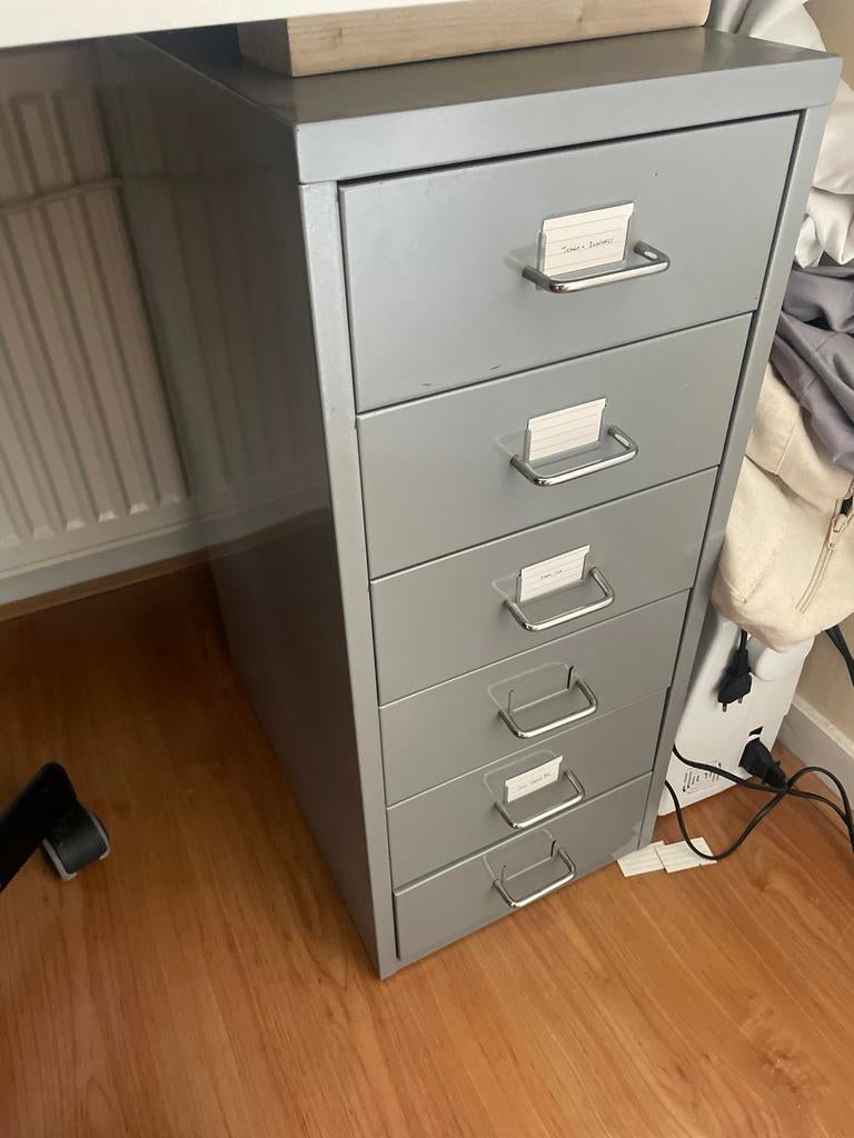 IKEA Helmer ladekast grijs, Huis en Inrichting, Kasten | Ladekasten, Minder dan 50 cm, 5 laden of meer, Ophalen of Verzenden, Zo goed als nieuw