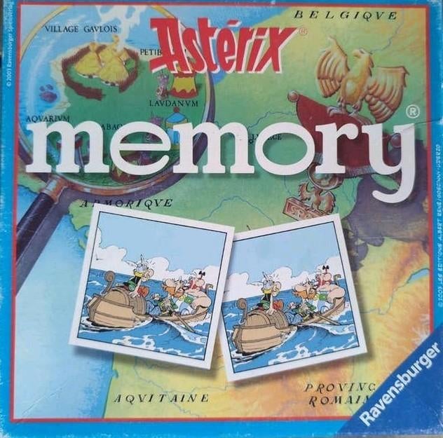Asterix en Obelix memory, vintage Ravensburger 2003, Ophalen of Verzenden, Zo goed als nieuw