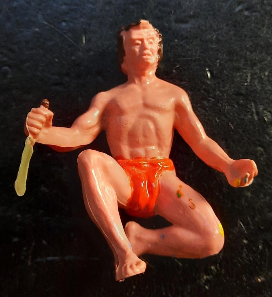 Vintage Speelgoedfiguur:  Tarzan, Verzamelen, Poppetjes en Figuurtjes, Ophalen of Verzenden, Gebruikt