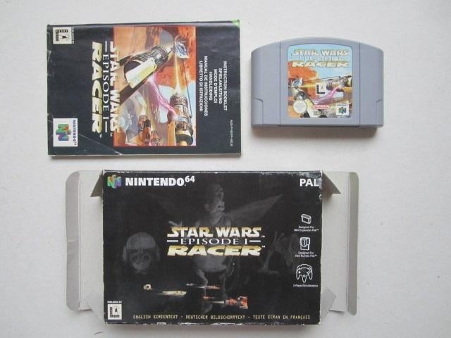 Star Wars Racer N64 Nintendo 64, 1 speler, Racen en Vliegen, Ophalen of Verzenden, Zo goed als nieuw
