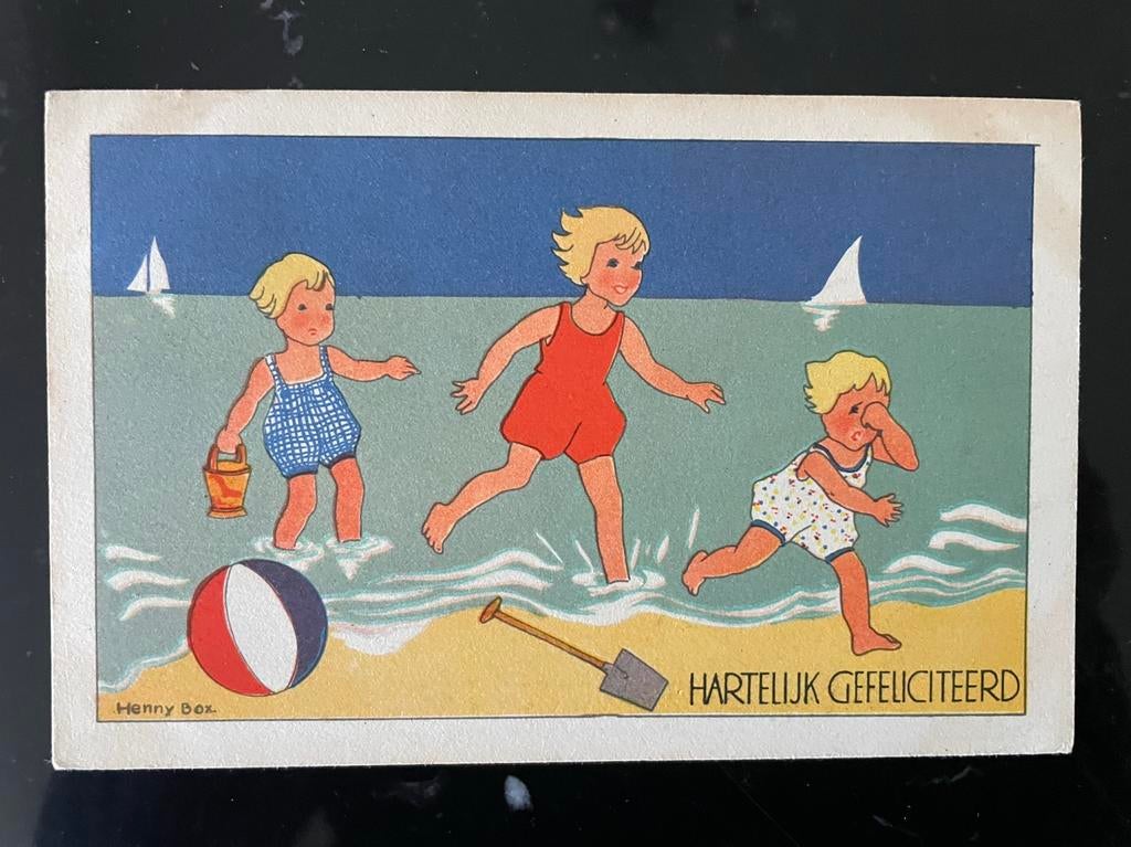 HENNY BOX - zwemmen in zee, Ophalen of Verzenden, Gelopen