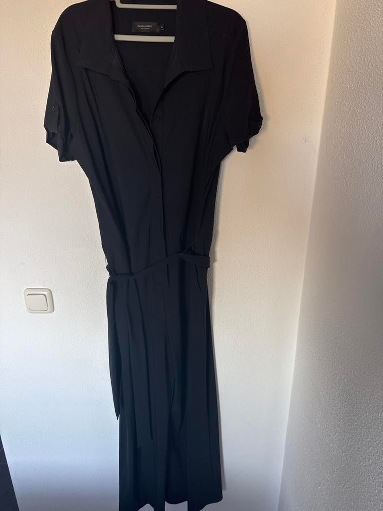 Claudia Sträter Zwarte Travelstof Jumpsuit - Maat 46, Ophalen of Verzenden, Zo goed als nieuw, Maat 46/48 (XL) of groter