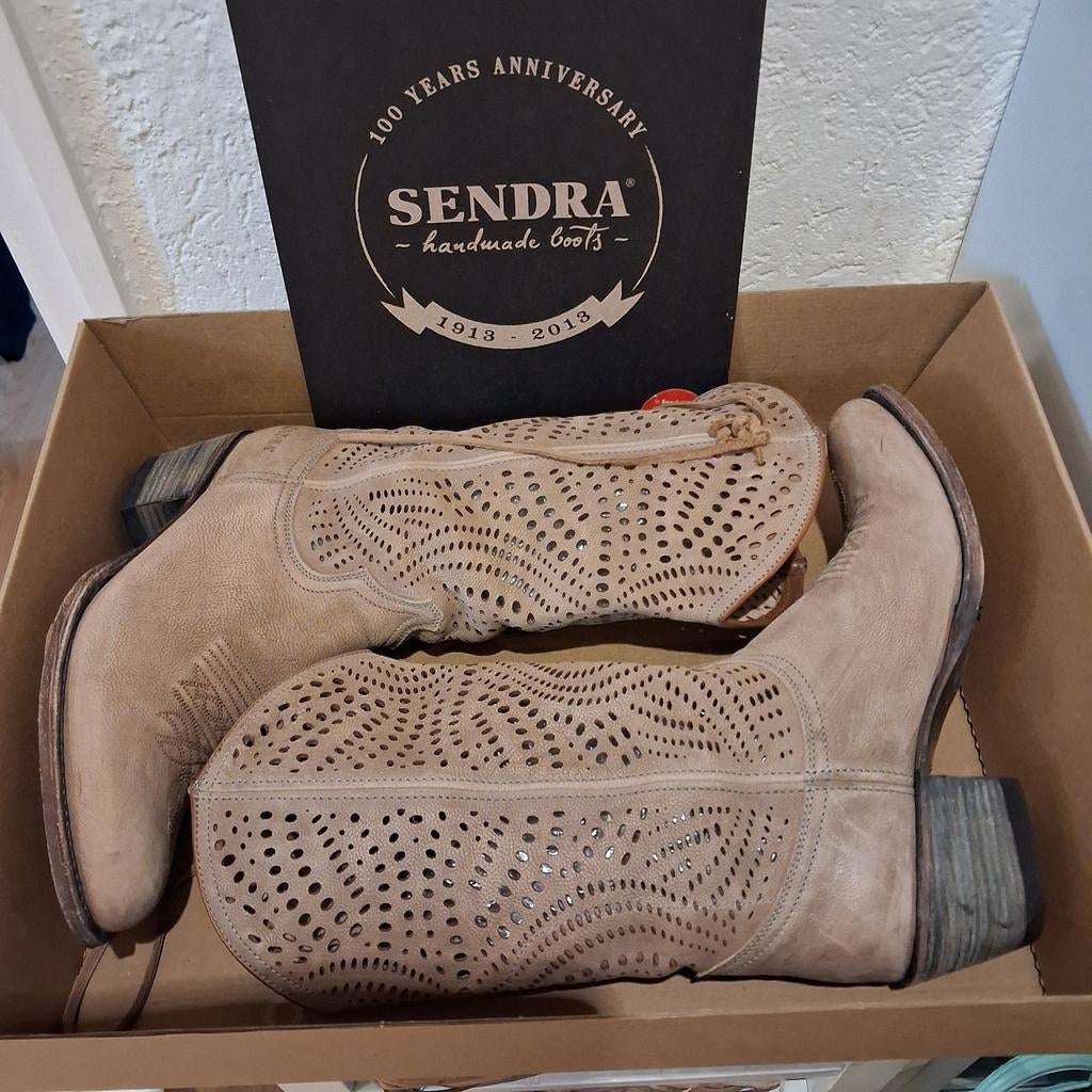 Sendra cowboy boots western laarzen mt 38, Kleding | Dames, Schoenen, Bruin, Ophalen of Verzenden, Zo goed als nieuw, Hoge laarzen
