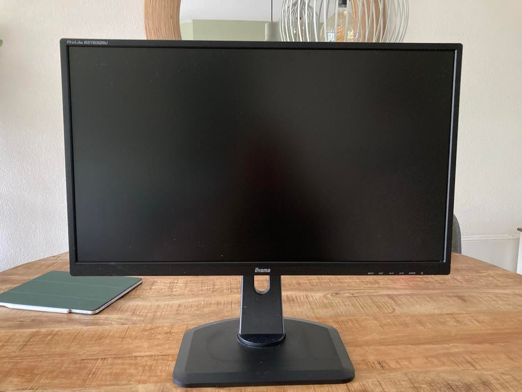 IIYAMA Prolite B2783QSU 27 inch monitor - QHD, Ophalen, In hoogte verstelbaar, Zo goed als nieuw, 61 t/m 100 Hz