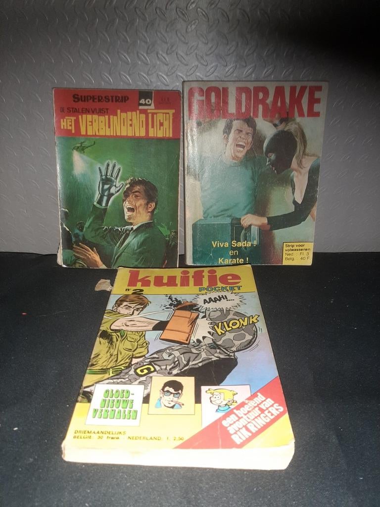 Superstrip, Goldrake en Kuifje pocket, Boeken, Meerdere stripboeken, Ophalen of Verzenden, Gelezen
