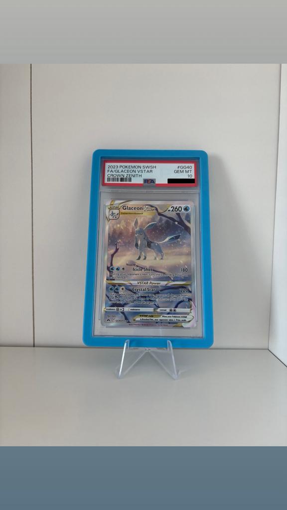 Glaceon VSTAR GG40 PSA 10, Ophalen of Verzenden, Zo goed als nieuw