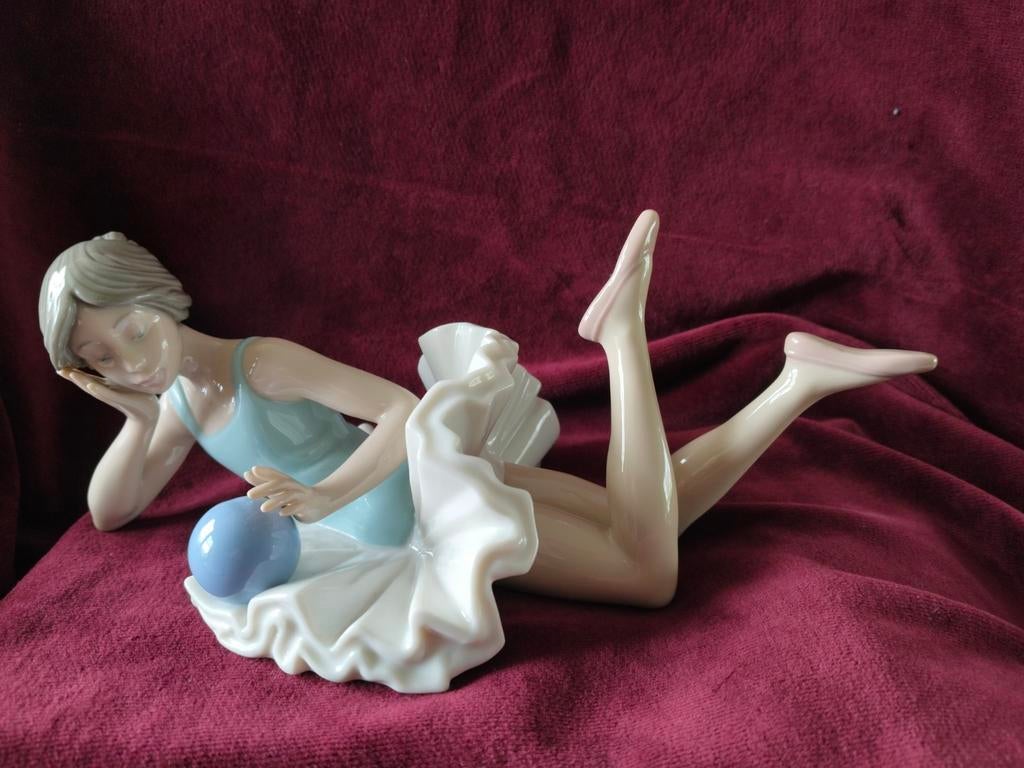 Prachtig beeld ballerina, merk NAO by LLadro uit 1992, Ophalen of Verzenden, Zo goed als nieuw, Mens