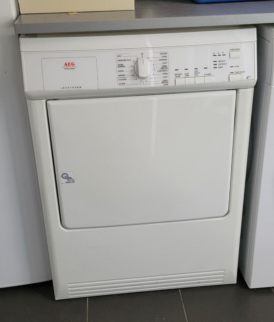 AEG Lavatherm wasdroger, Ophalen, 6 tot 8 kg, Gebruikt, Luchtafvoer