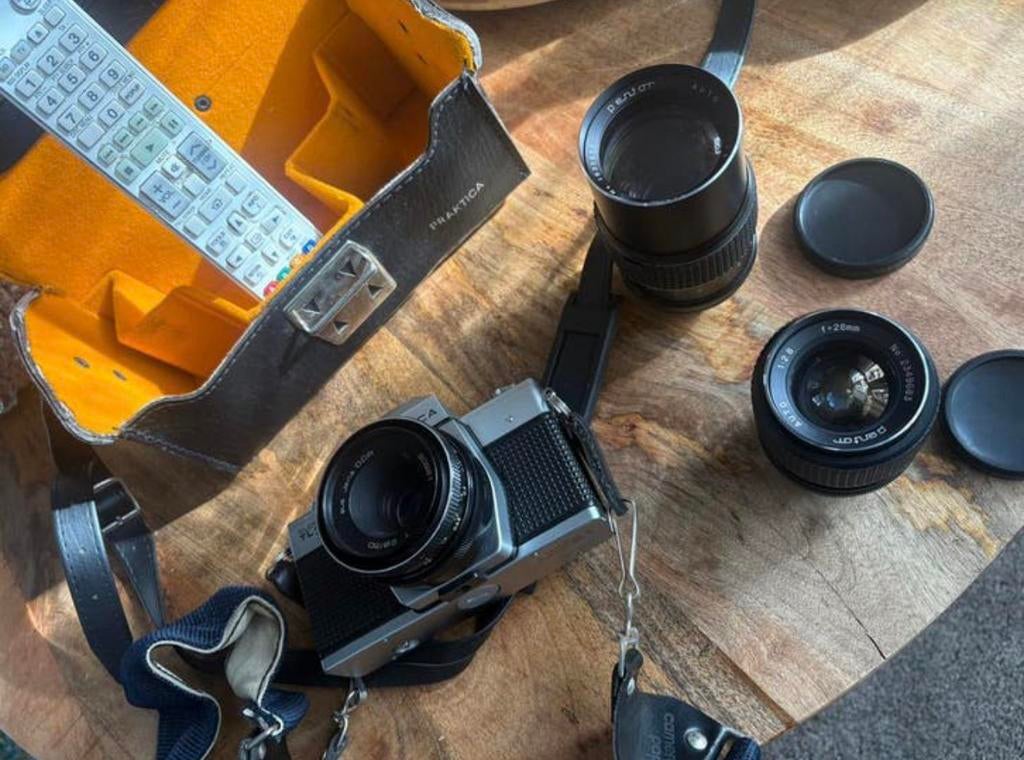 Praktica super TL 1000 spiegelreflexcamera., Audio, Tv en Foto, Fotocamera's Analoog, Zo goed als nieuw, Spiegelreflex, Overige Merken