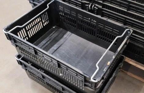 Verhuisdozen nestbare kisten kratten bakken stapelkratten, Doe-het-zelf en Verbouw, Gebruikt, 40 tot 60 cm, Opvouwbaar, 50 tot 75 cm