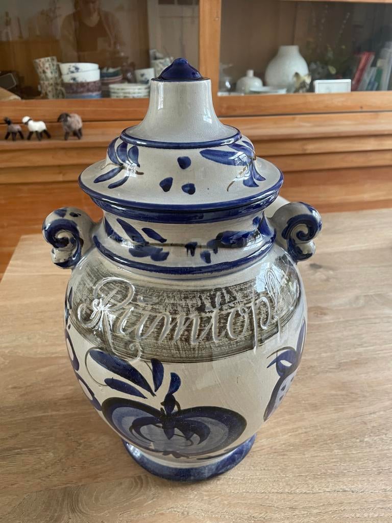 Rumtopf met deksel, West Germany, Antiek en Kunst, Ophalen of Verzenden