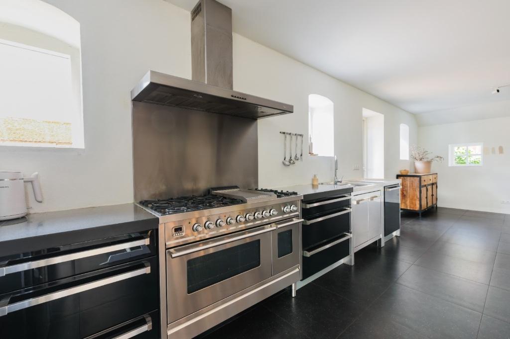 M system module keuken met Boretti fornuis, Ophalen, Gebruikt, Zwart, 200 cm of meer