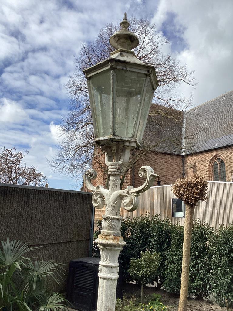 Gratis vintage tuinlantaarn, Tuin en Terras, Buitenverlichting, Ophalen, Gebruikt, Minder dan 50 watt, Staande lamp