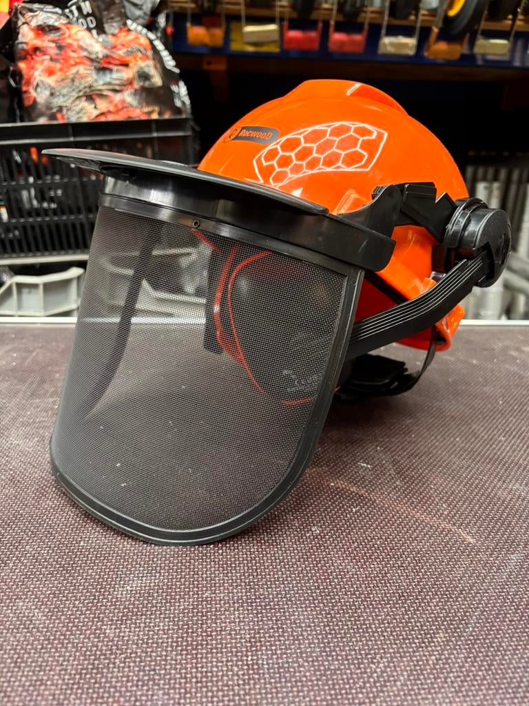 Nieuwe Rockwood veiligheidshelm zaaghelm met gelaatsbesch., Ophalen, Nieuw