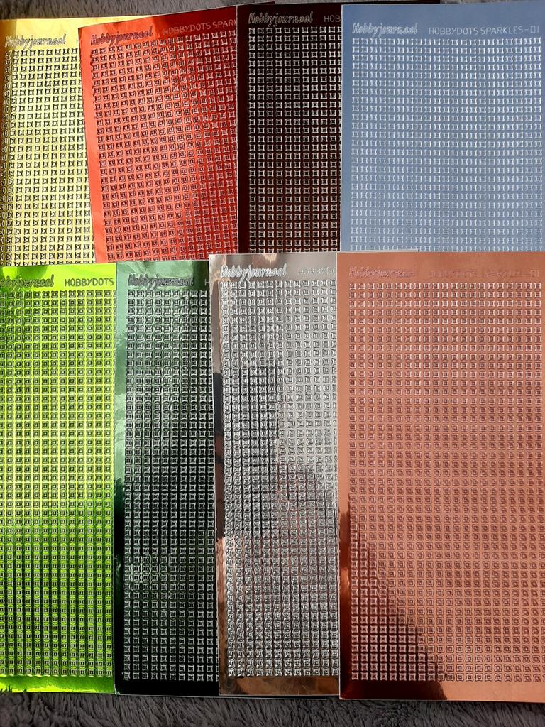 Pakje met 8 nieuw sparkles stickers, Ophalen of Verzenden, Nieuw