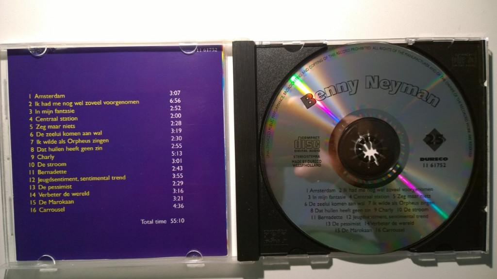 Benny Neyman - Benny Neyman (Regenboog Serie), Cd's en Dvd's, Ophalen of Verzenden, Zo goed als nieuw, Pop