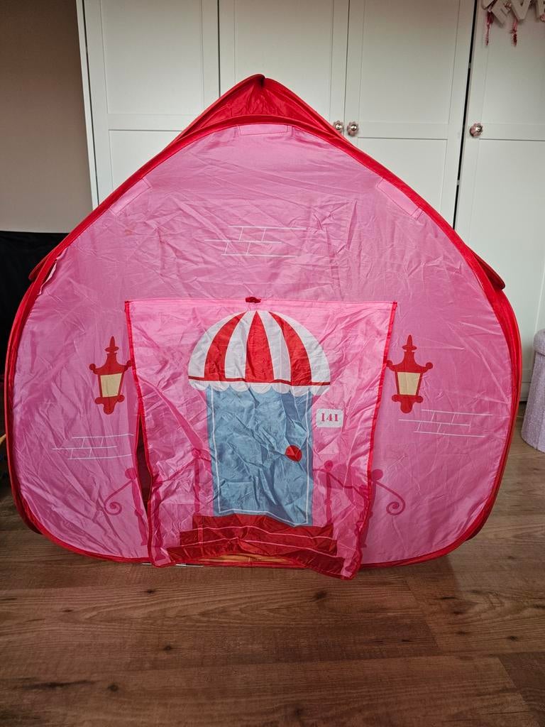 Pop-up Huis Poppenhuis Thema Speeltent, Ophalen of Verzenden, Gebruikt
