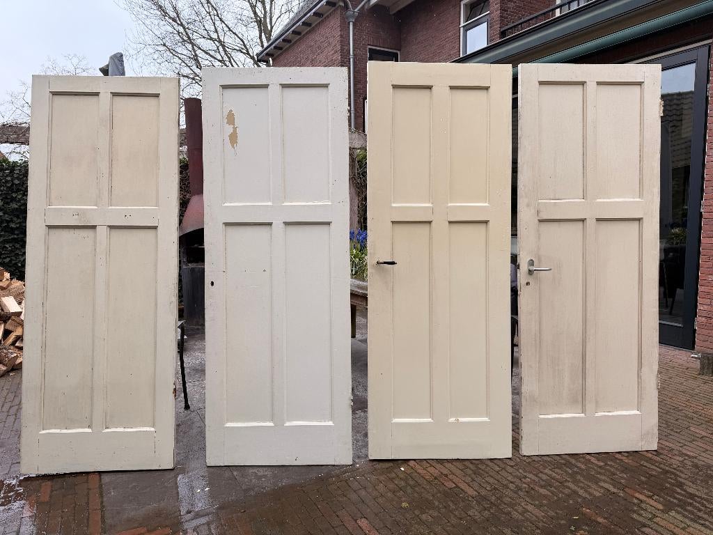 paneeldeuren, Ophalen, Gebruikt, Minder dan 80 cm, Binnendeur