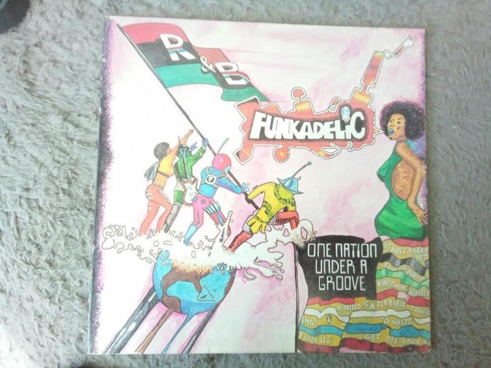 LP Funkadelic - One Nation Under a Groove, Cd's en Dvd's, Vinyl | Pop, Gebruikt, Ophalen of Verzenden, 1970 - 1979, Gatefold hoes