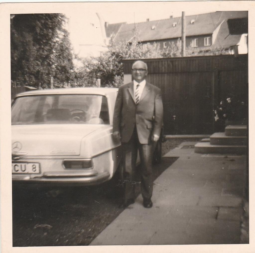 Mercedes Benz 1967 foto auto, 1960 tot 1980, Foto, Ophalen of Verzenden, Zo goed als nieuw