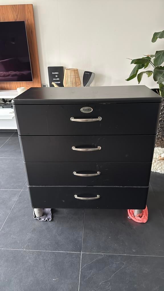 Retro ladenblok Malibu, Ophalen, Minder dan 50 cm, Gebruikt, 3 of 4 laden