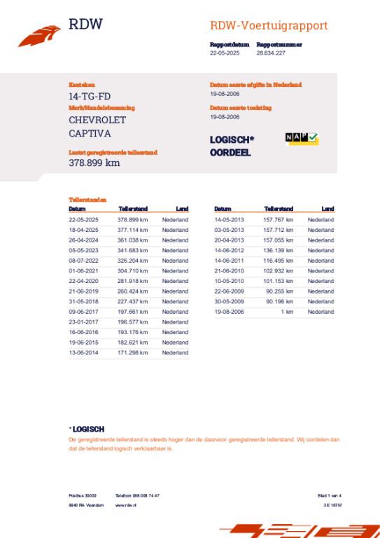 Chevrolet Captiva 2.4 Intro Edition 2WD APK 5-5-26/LPG3/STLV, Auto's, Voorwielaandrijving, Gebruikt, Zwart, 4 cilinders