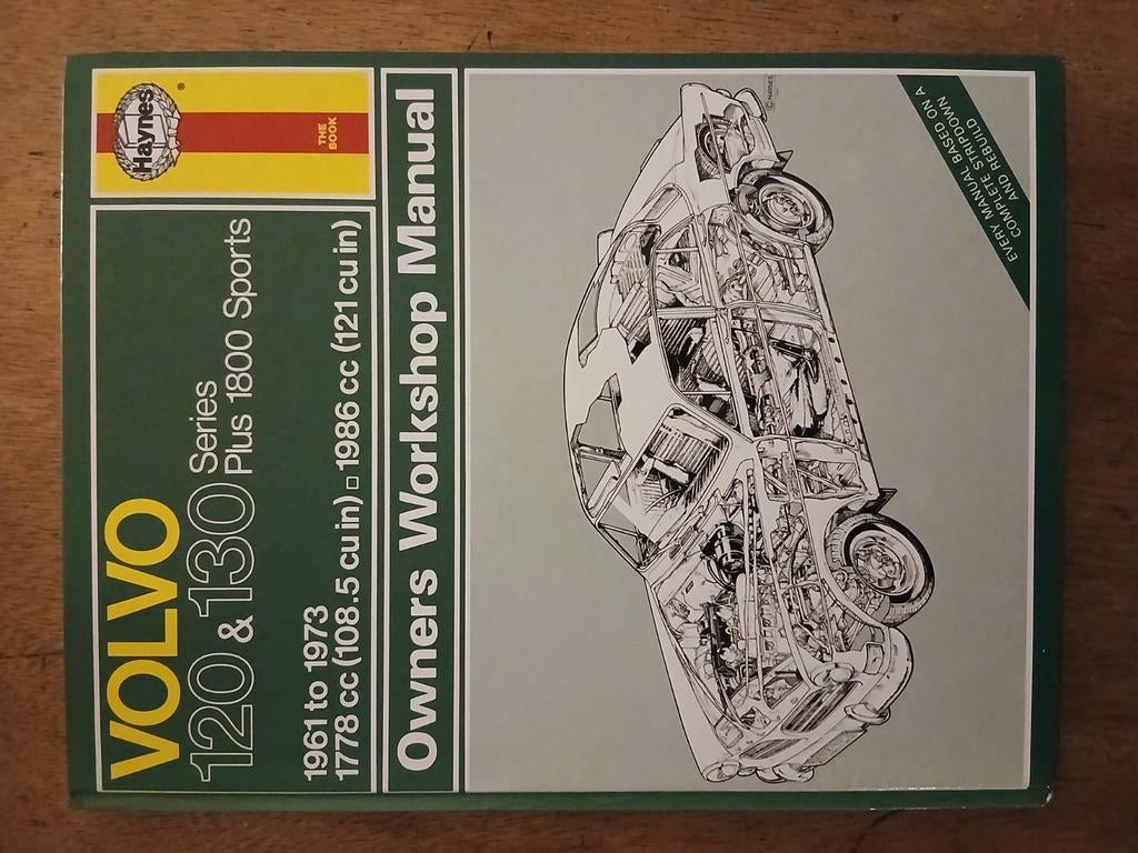 Volvo 120 & 130 Owners Workshop Manual (Haynes), Ophalen of Verzenden, Gelezen, Volvo, Haynes