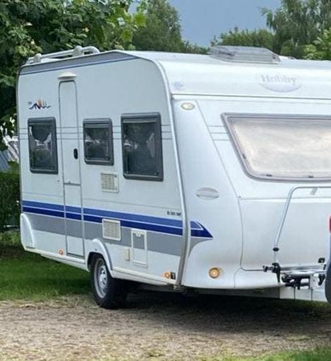 Hobby de luxe easy 450 UF Voortent, Luifel, Fietsdrager, Rondzit, Hobby, 750 - 1000 kg, Particulier