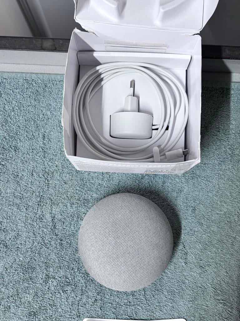 Google Home Mini wifi en bluetooth speaker, Overige merken, Gebruikt, Overige typen, Ophalen of Verzenden