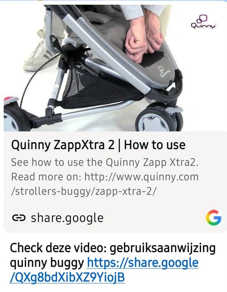 Quinny Zapp Xtra 2 Kinderwagen - Compact en compleet, Ophalen of Verzenden