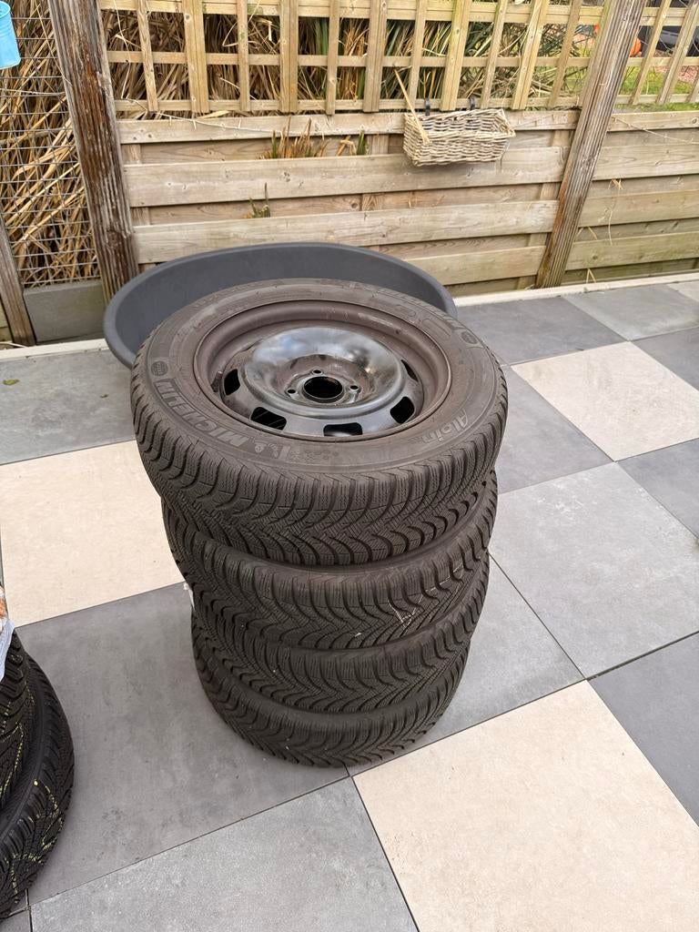 Michelin Alpin winterbanden op stalen velg 185/65 R15, Ophalen, Nieuw