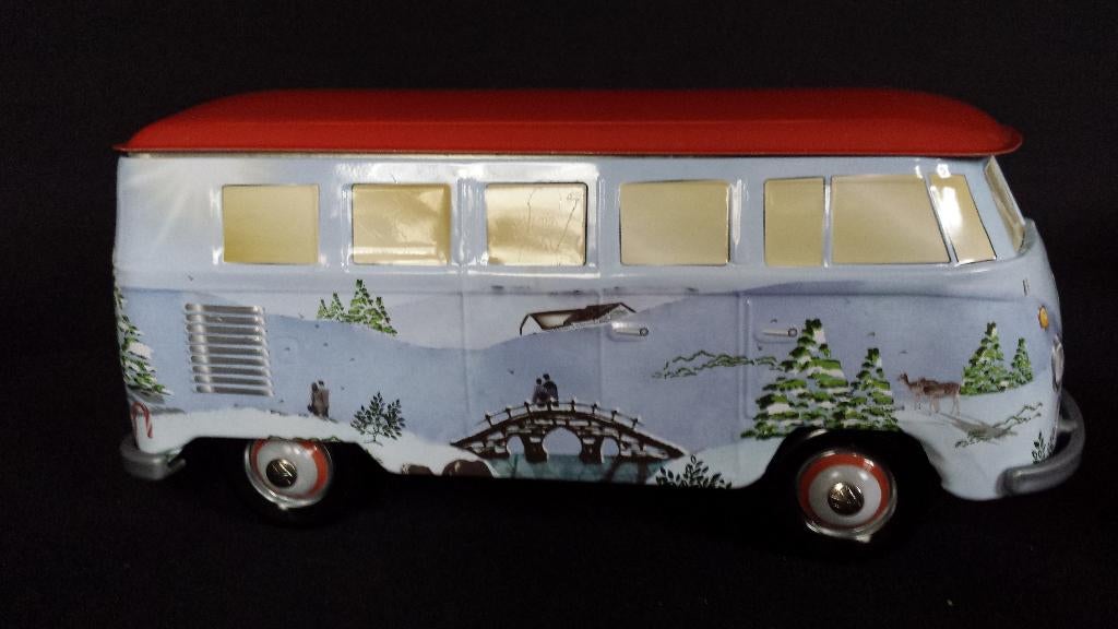 VW-bus Verzamelblik / KOEKBLIK Christian Delorme <> WINTER, Ophalen of Verzenden, Gebruikt, Auto's