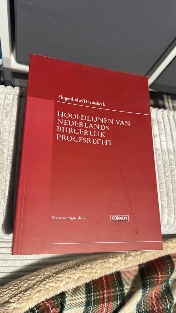 Hoofdlijnen Nederlands Burgerlijk Procesrecht, Ophalen of Verzenden, Gamma, Gelezen, WO