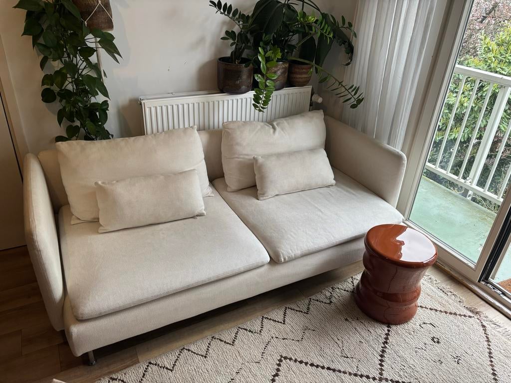 Soderhamn 3-zits bank | IKEA | Gunnared beige, 150 tot 200 cm, Tweepersoons, 75 tot 100 cm, Ophalen of Verzenden