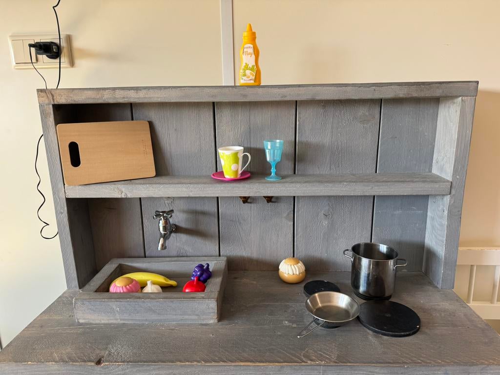 Mooi houten keukentje, Ophalen, Gebruikt, Hout, Speelkeuken