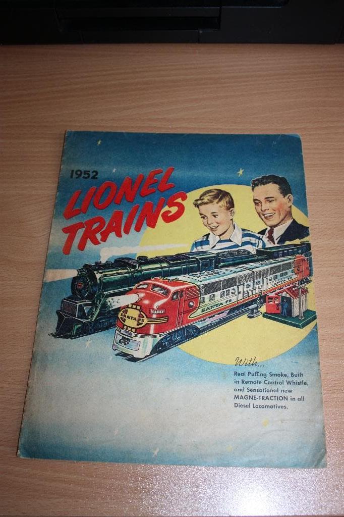 Lionel Catalogus 1952, Overige merken, Wisselstroom, Gebruikt, Boek, Tijdschrift of Catalogus