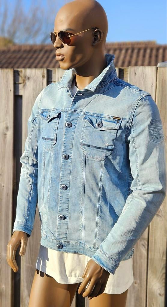 PME Legend stretch spijkerjas / jack / denim jacket (L)