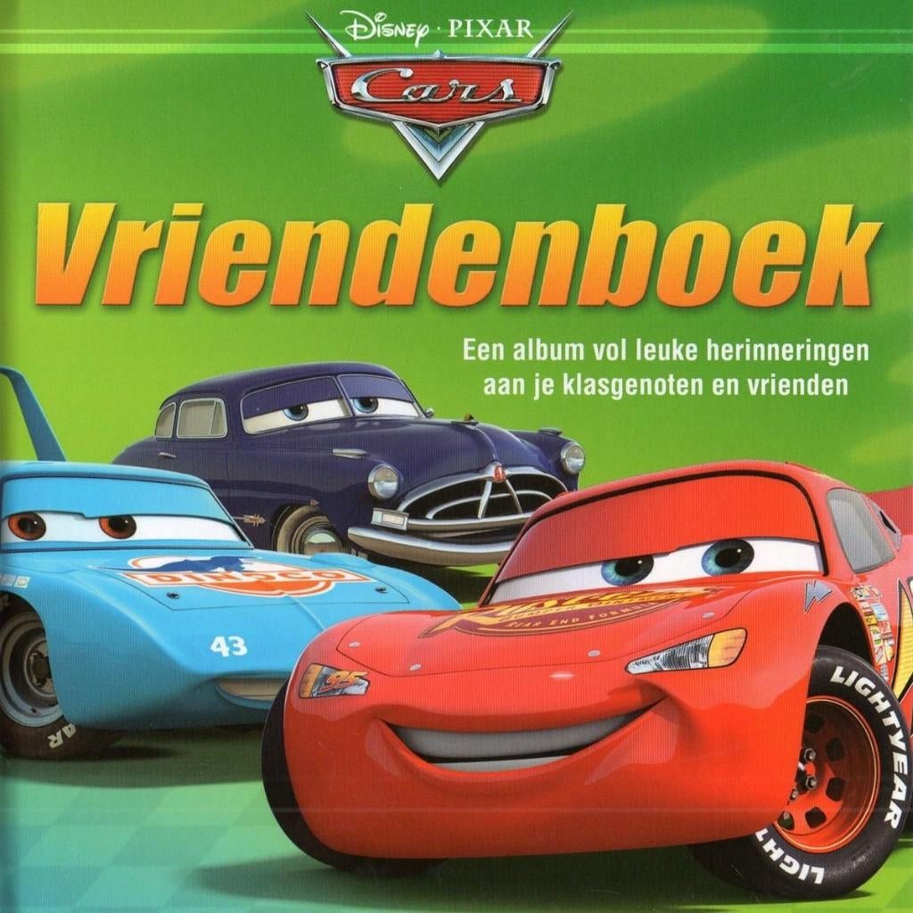 Vriendenboek Cars NIEUW, Boeken, Kinderboeken | Kleuters, Fictie algemeen, Jongen of Meisje, Walt Disney, Nieuw