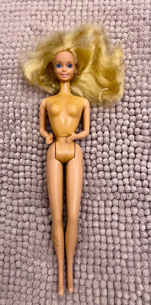 Vintage Mattel Peach Barbie 1985 peaches n cream barbiepop, Verzamelen, Poppen, Ophalen of Verzenden, Gebruikt, Fashion Doll
