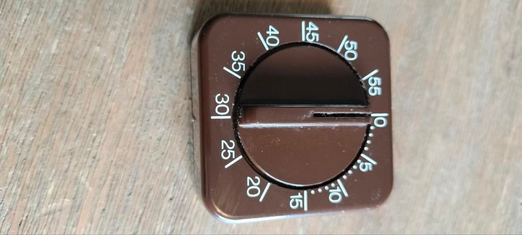 Vintage Italiaanse design clip kookwekker., Ophalen of Verzenden, Gebruikt