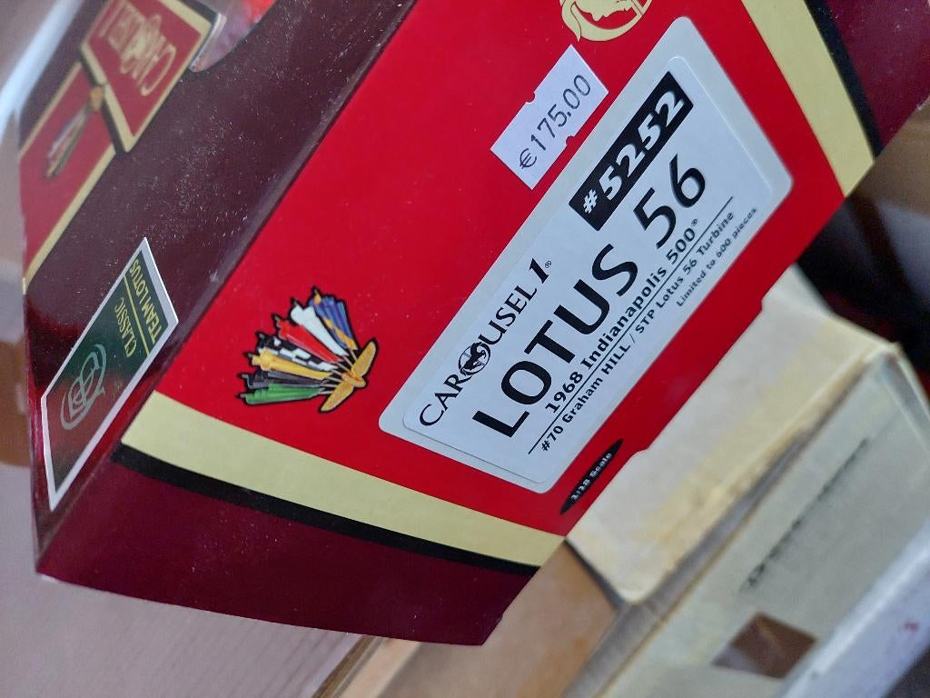 Caroussel Lotus 56 STP indy 500 1968, Hobby en Vrije tijd, Ophalen of Verzenden, Zo goed als nieuw, Auto, Overige merken