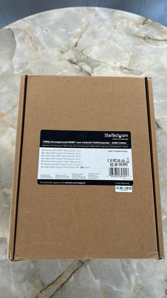 StarTech 1080p uncomprecced hdmi extender, Ophalen of Verzenden, Nieuw