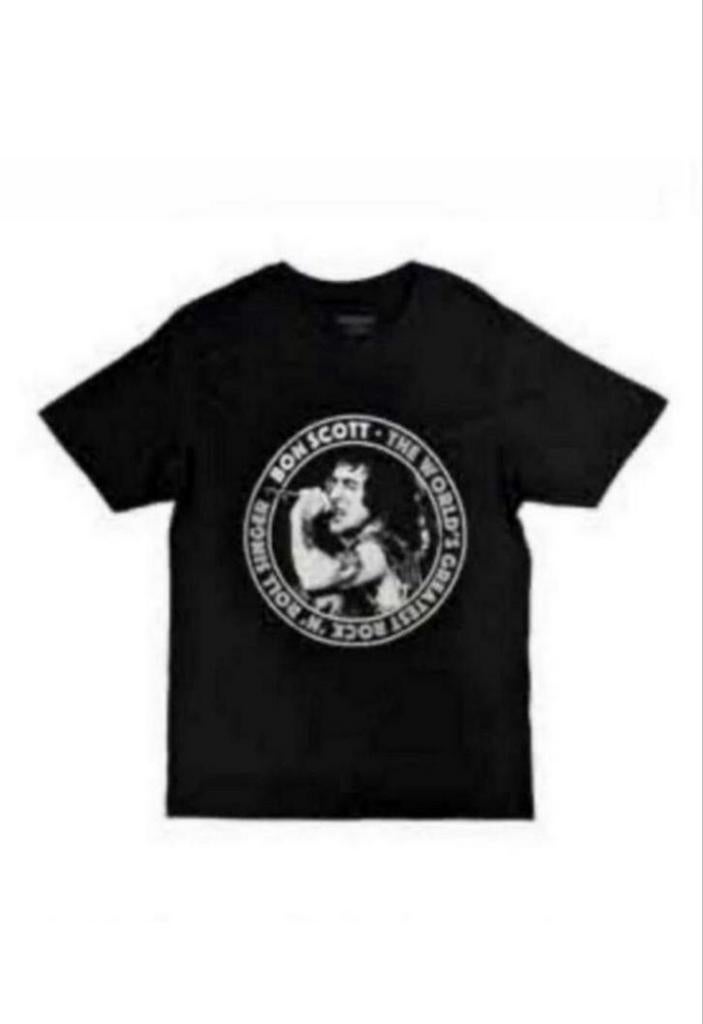 Officieel Bon Scott T-shirt - World's Greatest RnR Singer, Ophalen of Verzenden, Nieuw, Kleding