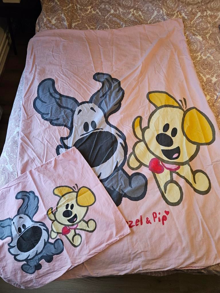 Woezel en Pip peuter dekbedovertrek 115x140cm, Kinderen en Baby's, Kinderkamer | Beddengoed, Ophalen of Verzenden, Gebruikt, Dekbedovertrek