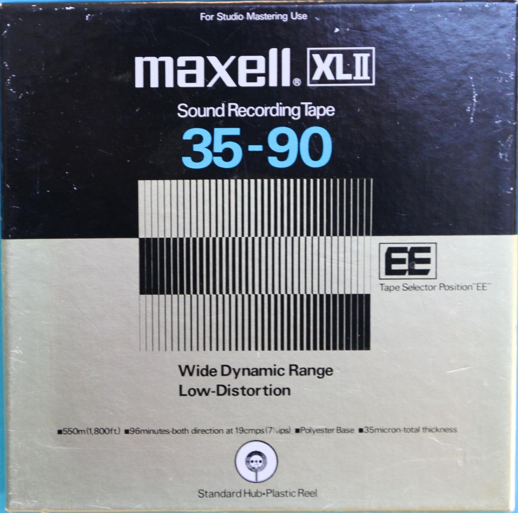 5 stuks Maxell XLII EE tape op 18 cm spoelen, Ophalen of Verzenden, Onderdeel, Met banden