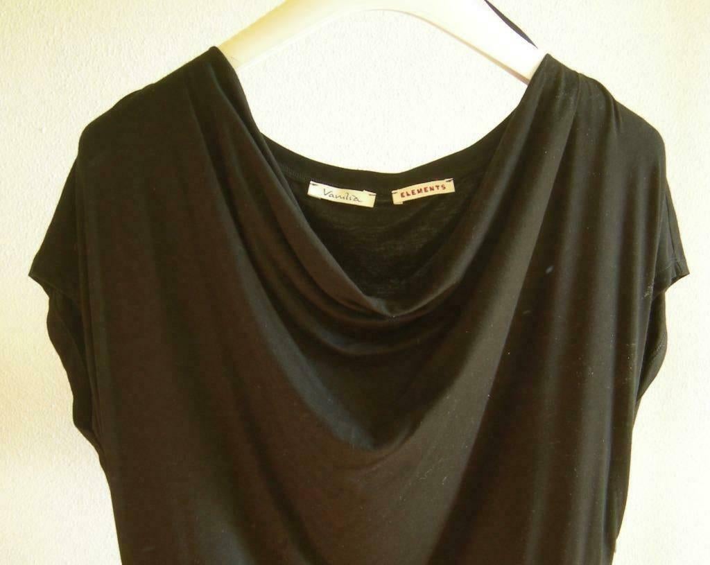 Zwarte jurk Vanilia, maat 40. Mooie zwarte jurk van Vanilia., Maat 38/40 (M), Vanilia, Zwart, Ophalen of Verzenden