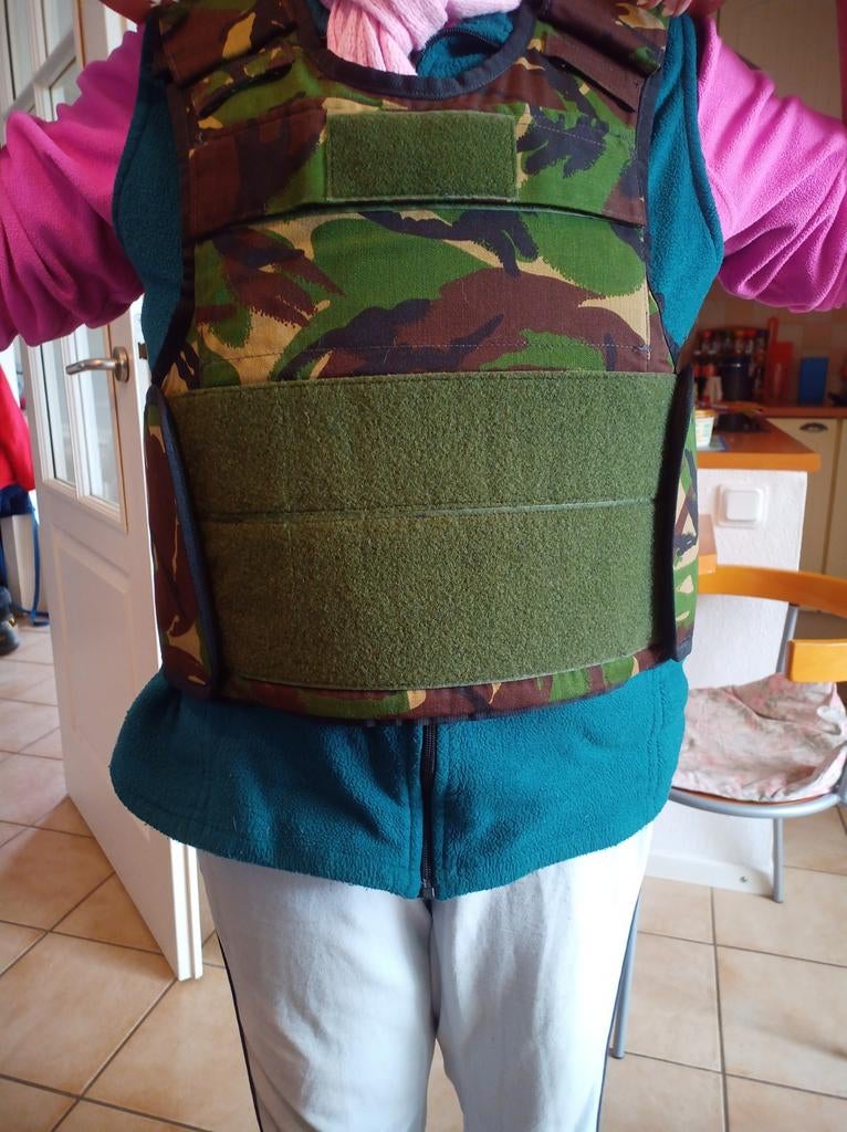 Compleet Kogelwerend vest met zachte en harde inlagen, Verzamelen, Ophalen of Verzenden, Landmacht, Nederland, Kleding of Schoenen