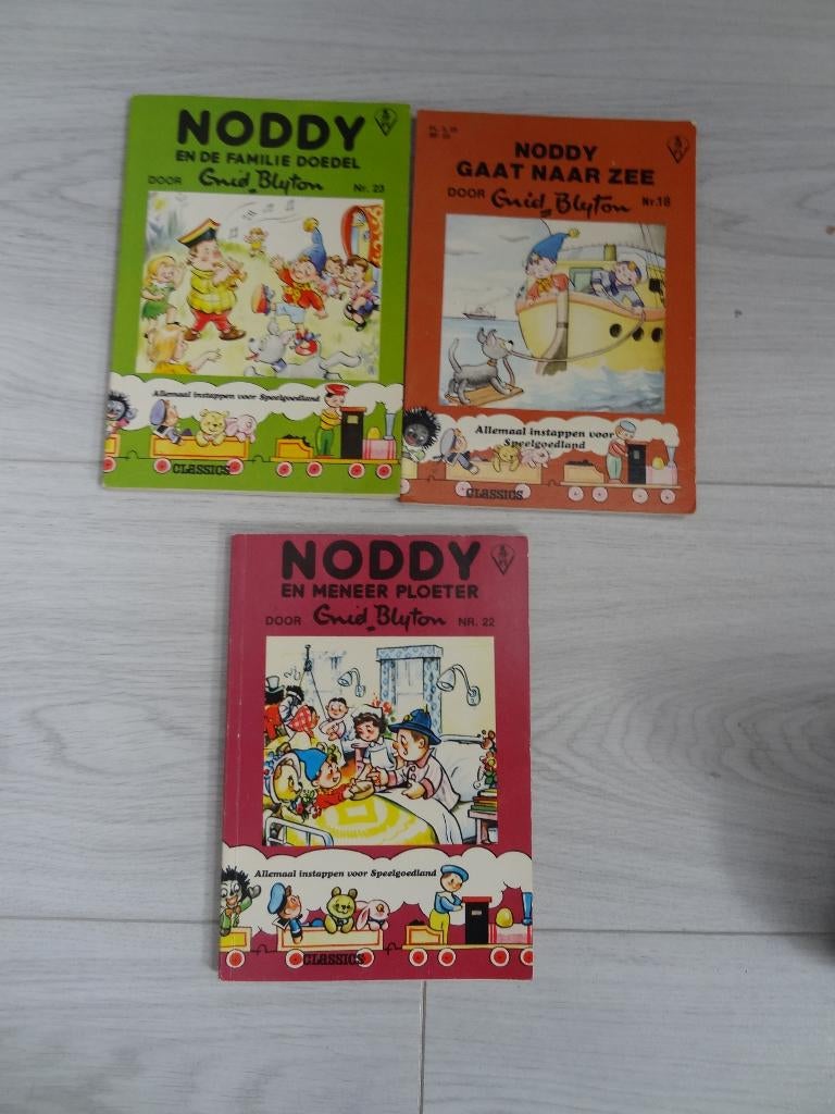 3x Noddy - Enid Blyton, Fictie algemeen, Jongen of Meisje, Ophalen of Verzenden, Zo goed als nieuw