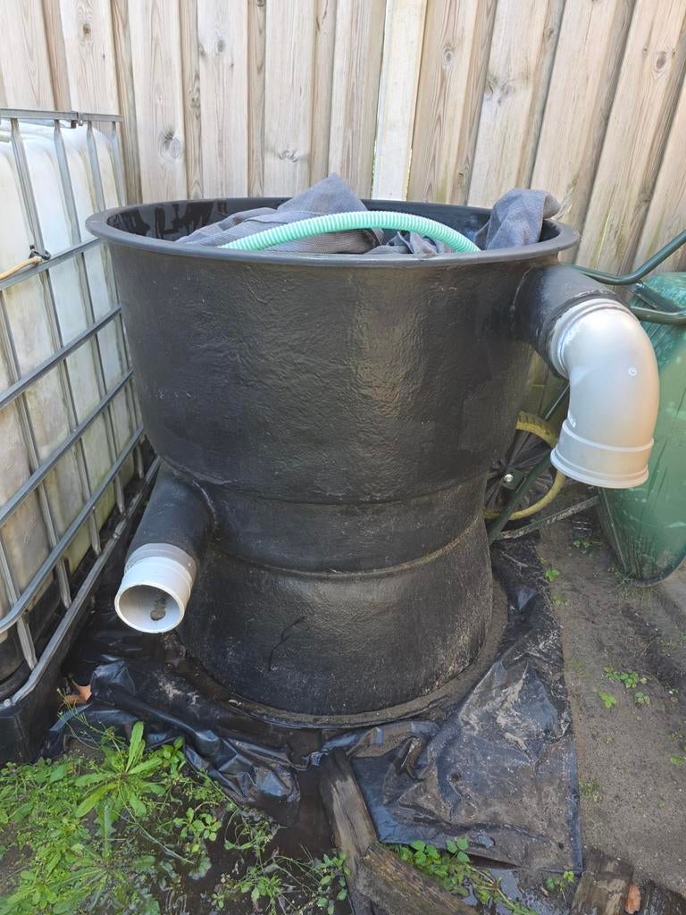 Vortex filter, Ophalen, Vijverfilter