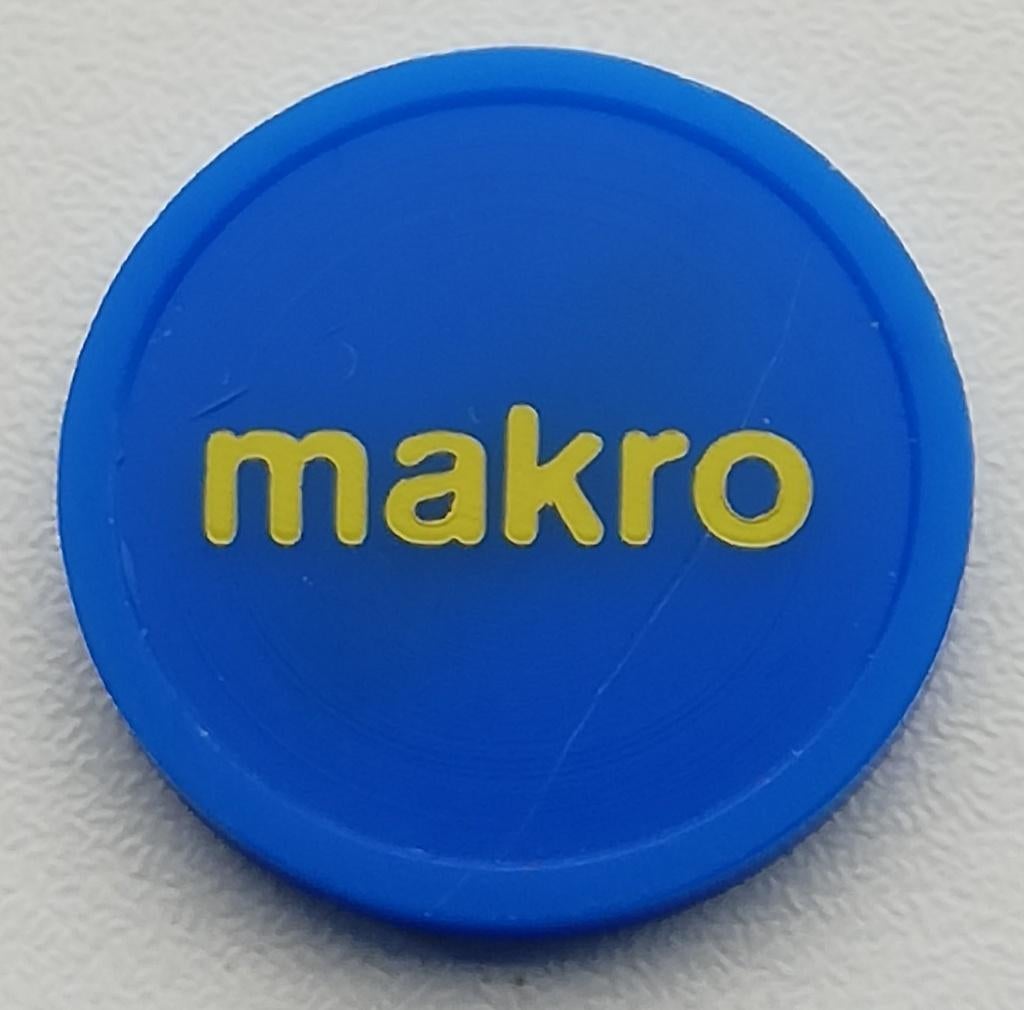 Winkelwagenmuntje Groothandel Makro, Verzenden